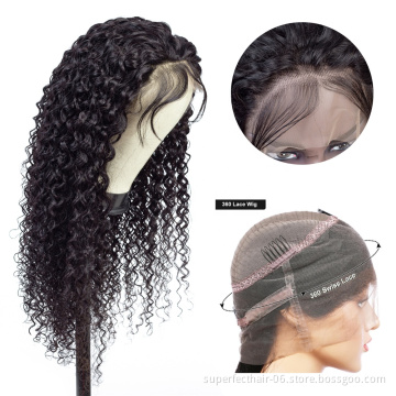 360 Lace Frontal Human Hair Wigs Wholesale Brazilian Virgin Hair for Black Women Human Hair Wigs